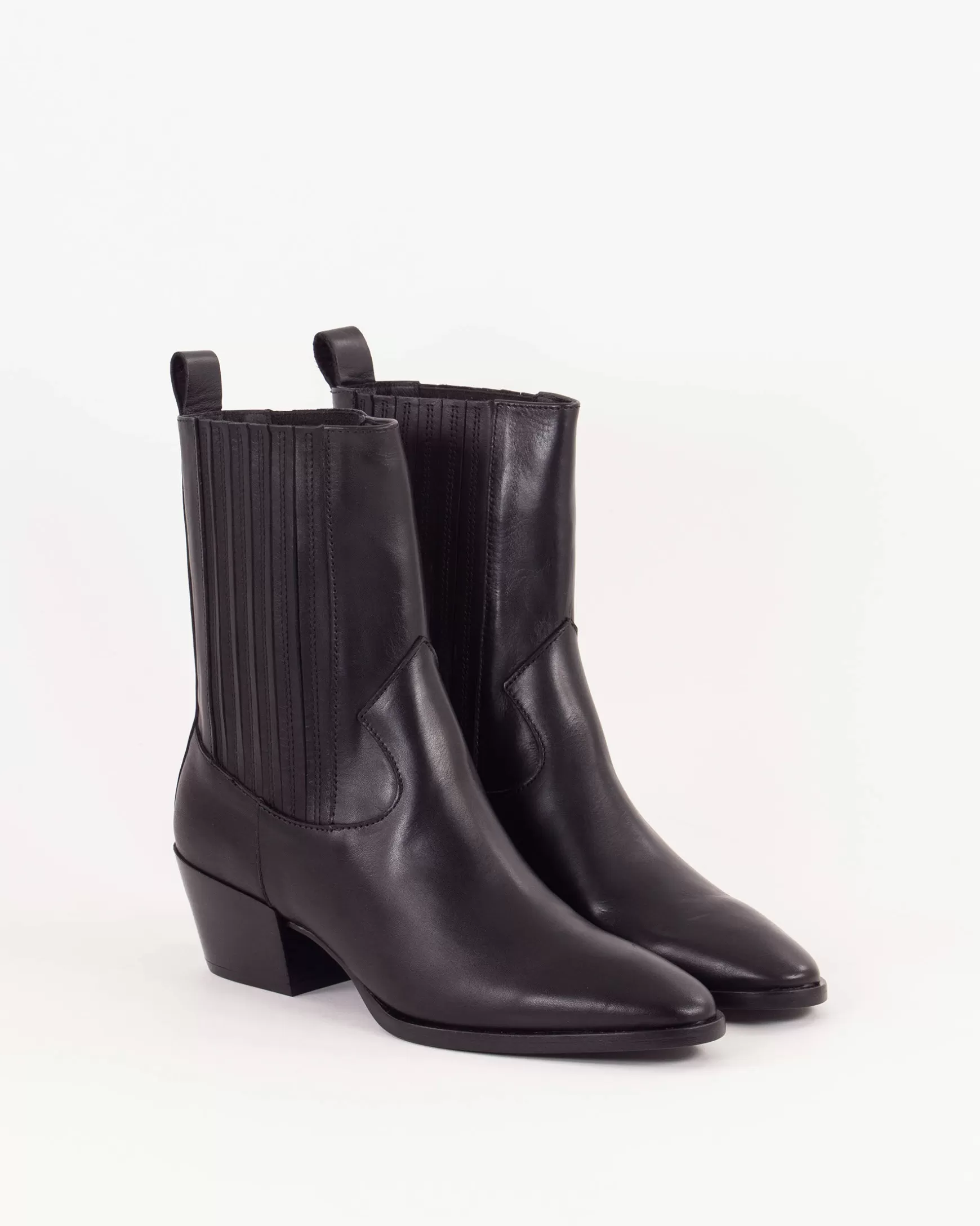 Stiefel Und Stiefeletten | Schuhe-Sessùn Wayne Black Leather