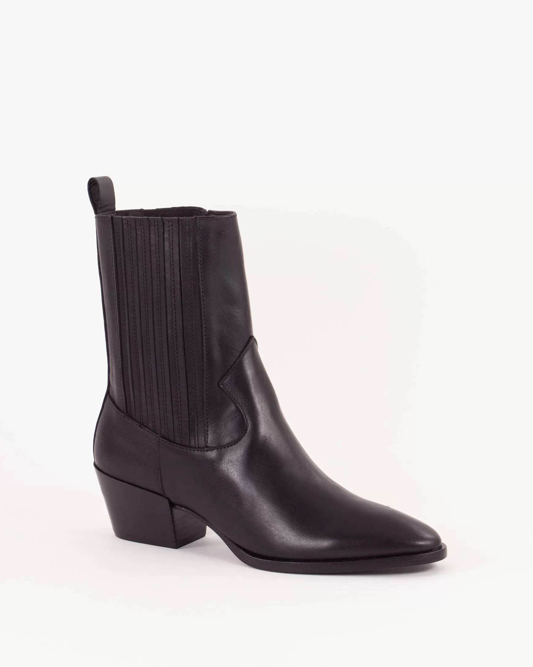 Stiefel Und Stiefeletten | Schuhe-Sessùn Wayne Black Leather